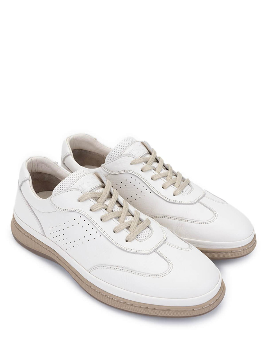 Tamer Tanca Erkek Hakiki Deri Kırık Beyaz Casual Ayakkabı Tamer Tanca Erkek Hakiki Deri Kırık Beyaz Casual Ayakkabı