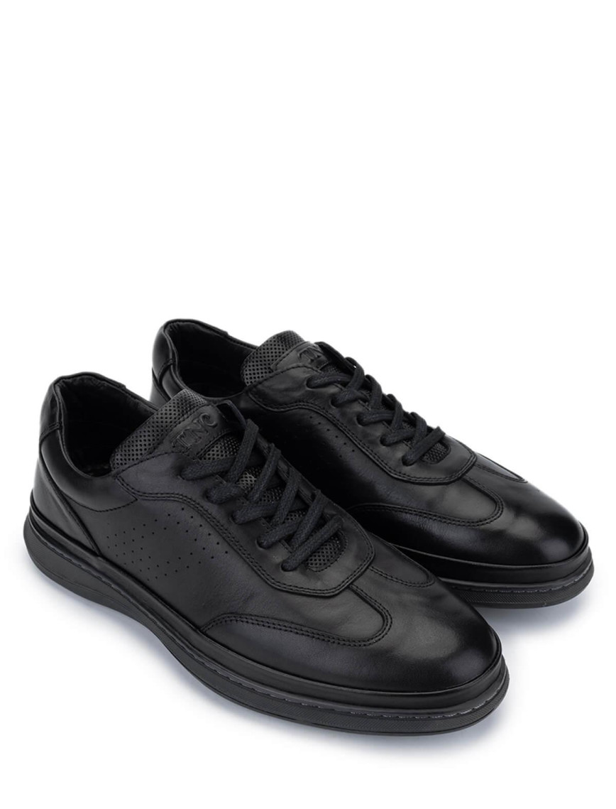 Tamer Tanca Erkek Hakiki Deri Siyah Casual Ayakkabı Tamer Tanca Erkek Hakiki Deri Siyah Casual Ayakkabı