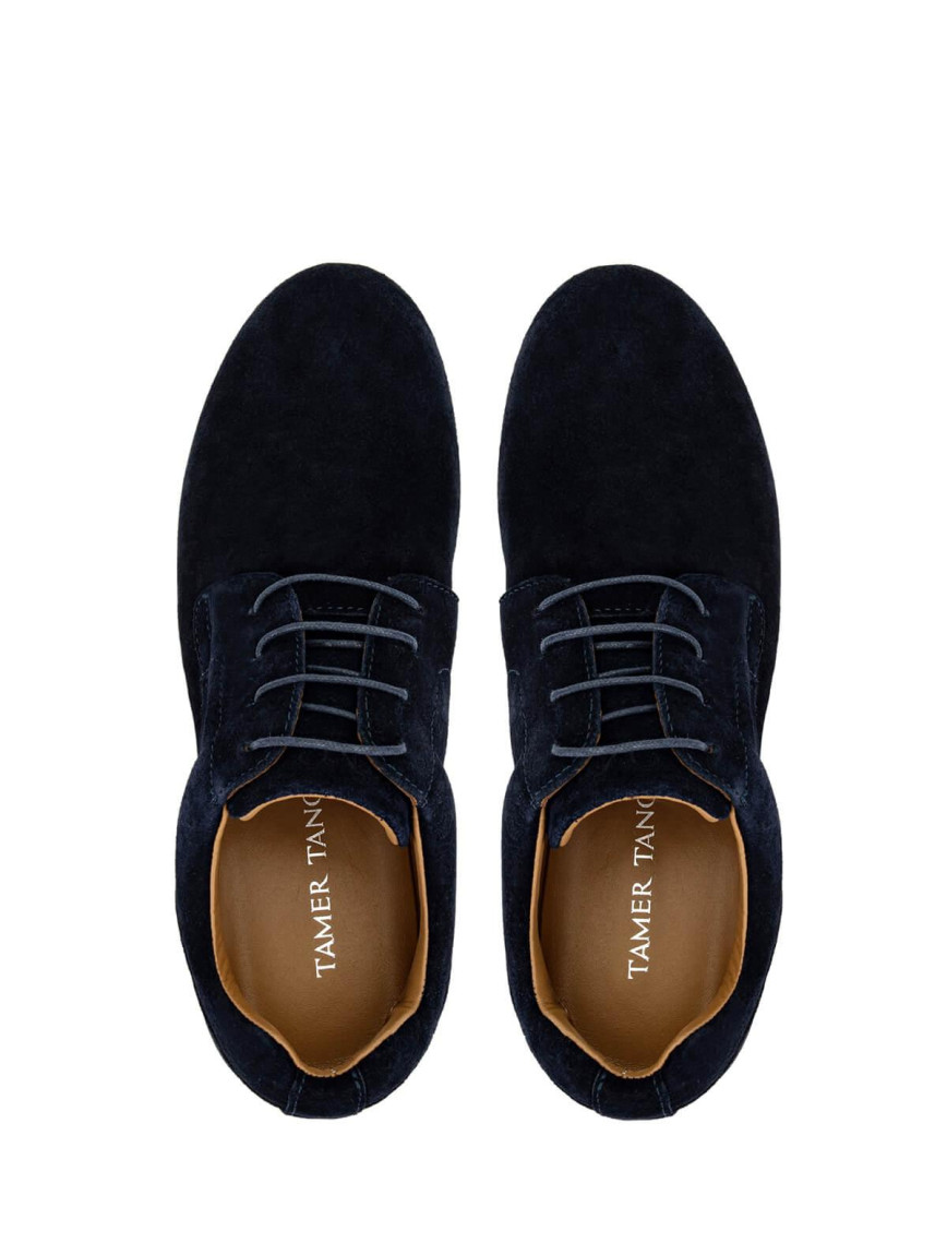 Tamer Tanca Erkek Hakiki Deri Lacivert Süet Casual Ayakkabı Tamer Tanca Erkek Hakiki Deri Lacivert Süet Casual Ayakkabı