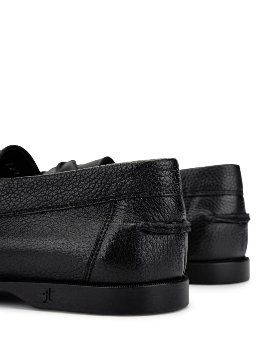 Tamer Tanca Erkek Hakiki Deri Siyah Floter Casual Ayakkabı Tamer Tanca Erkek Hakiki Deri Siyah Floter Casual Ayakkabı