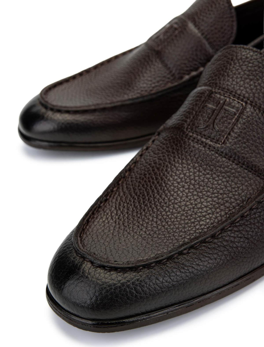 Tamer Tanca Erkek Hakiki Deri Kahverengi Loafer Ayakkabı Tamer Tanca Erkek Hakiki Deri Kahverengi Loafer Ayakkabı