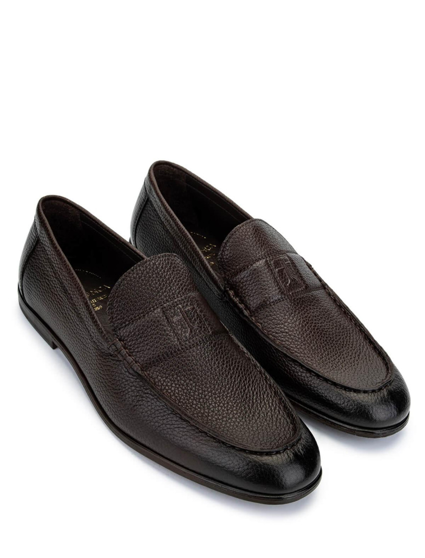 Tamer Tanca Erkek Hakiki Deri Kahverengi Loafer Ayakkabı Tamer Tanca Erkek Hakiki Deri Kahverengi Loafer Ayakkabı