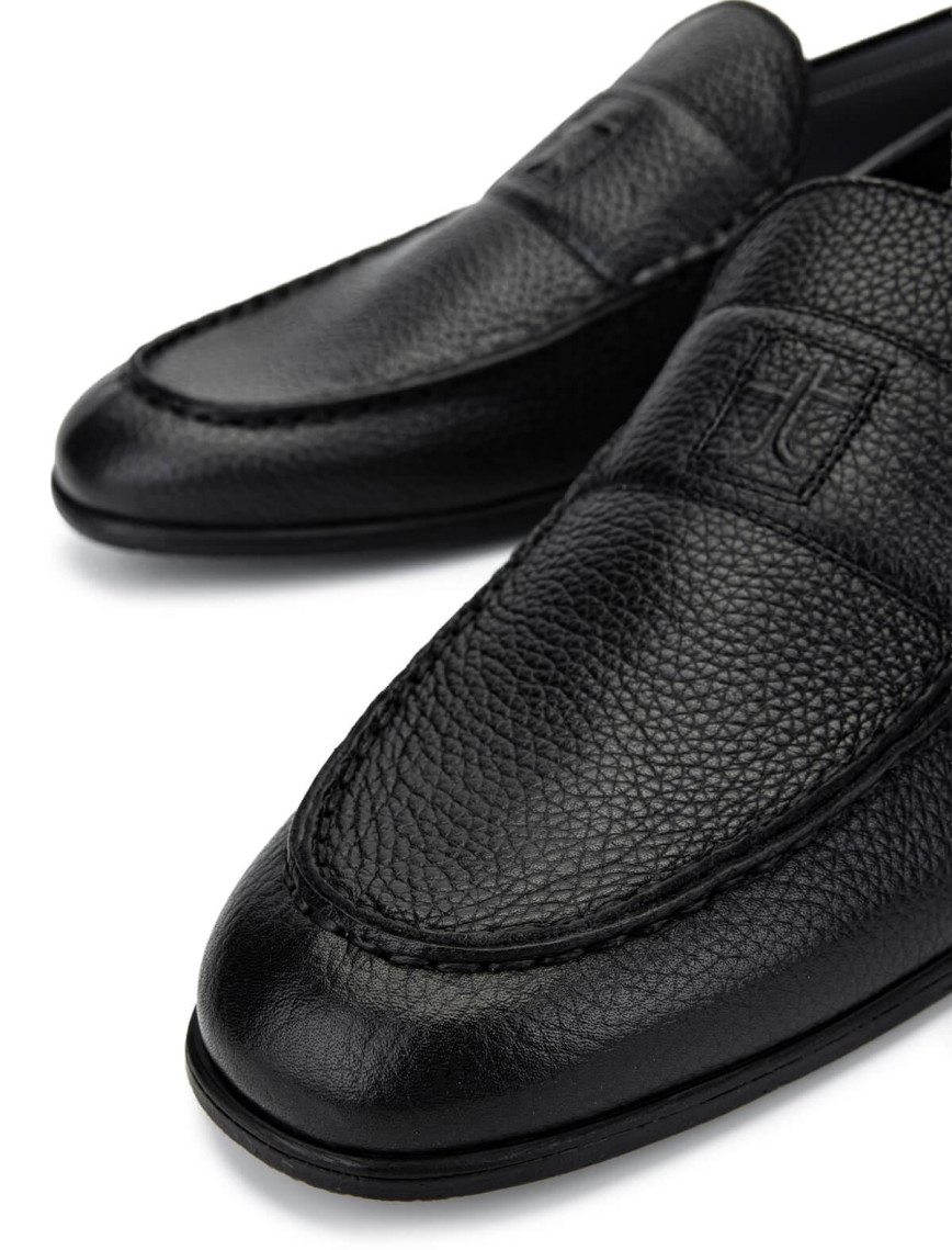 Tamer Tanca Erkek Hakiki Deri Siyah Loafer Ayakkabı Tamer Tanca Erkek Hakiki Deri Siyah Loafer Ayakkabı