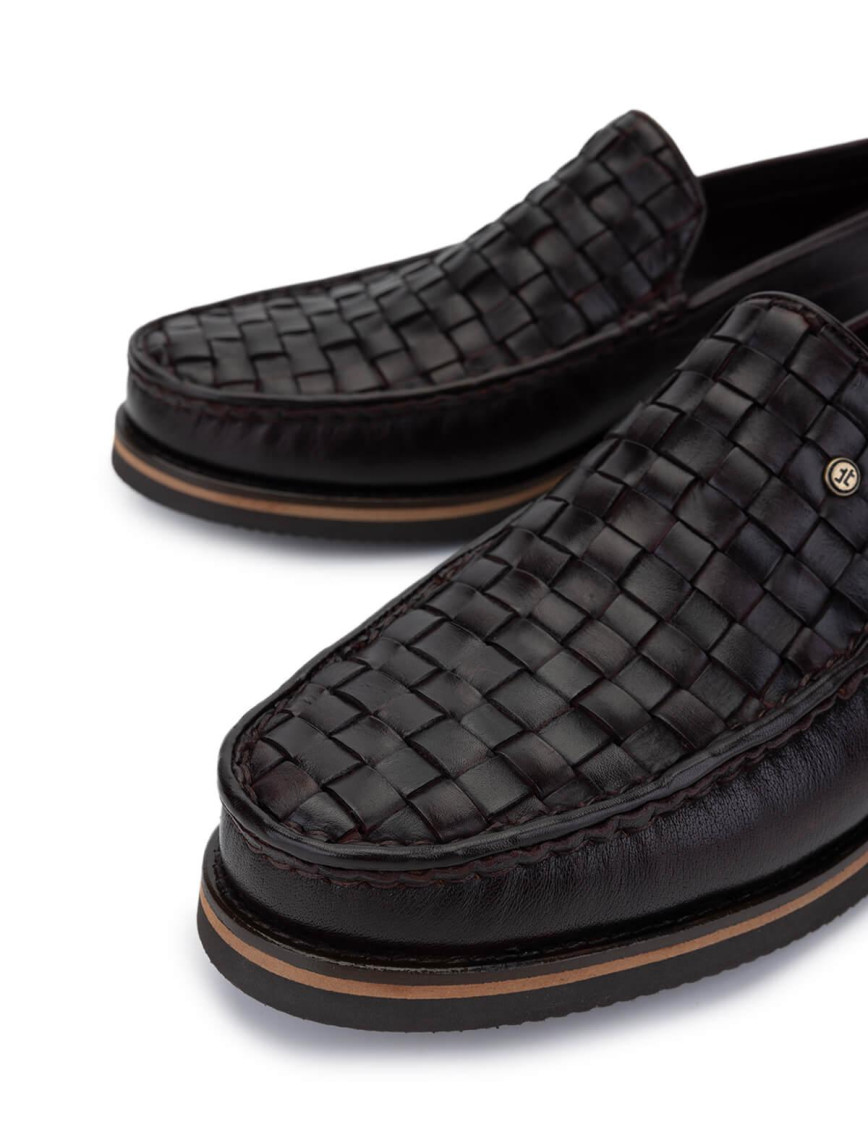 Tamer Tanca Erkek Hakiki Deri Kahverengi Loafer Ayakkabı Tamer Tanca Erkek Hakiki Deri Kahverengi Loafer Ayakkabı