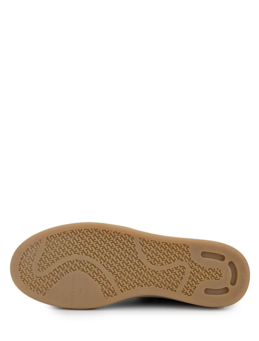 Tamer Tanca Erkek Hakiki Deri Haki Sneakers & Spor Ayakkabı