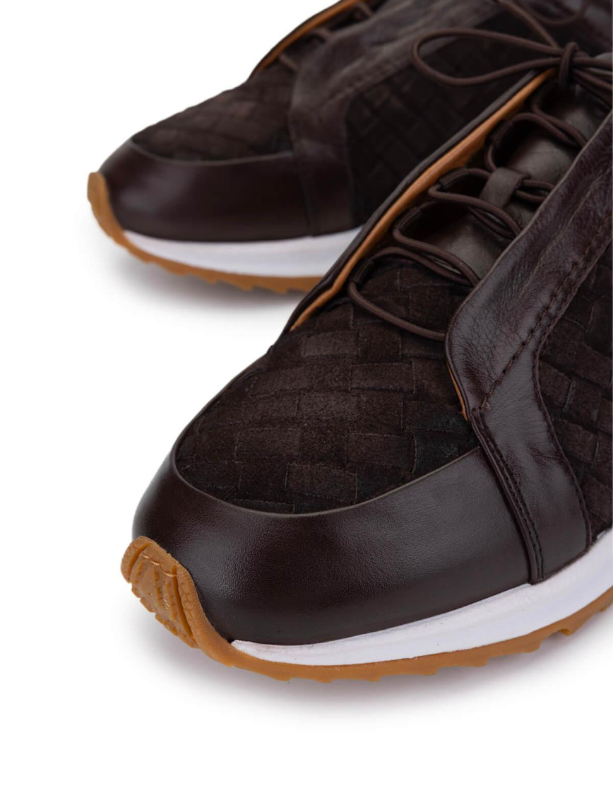 Tamer Tanca Erkek Hakiki Deri Kahverengi Sneakers & Spor Ayakkabı Tamer Tanca Erkek Hakiki Deri Kahverengi Sneakers & Spor Ayakkabı