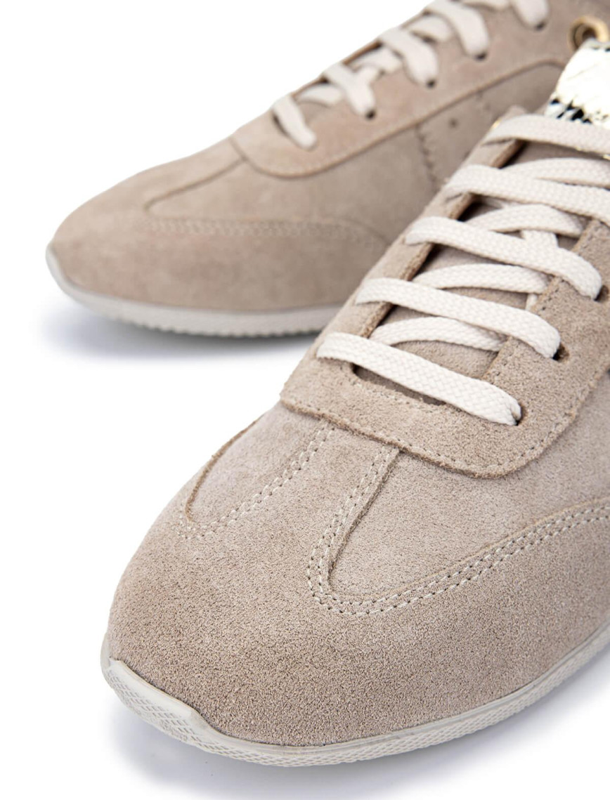 Tamer Tanca Kadın Hakiki Deri Bej Süet Sneakers & Spor Ayakkabı