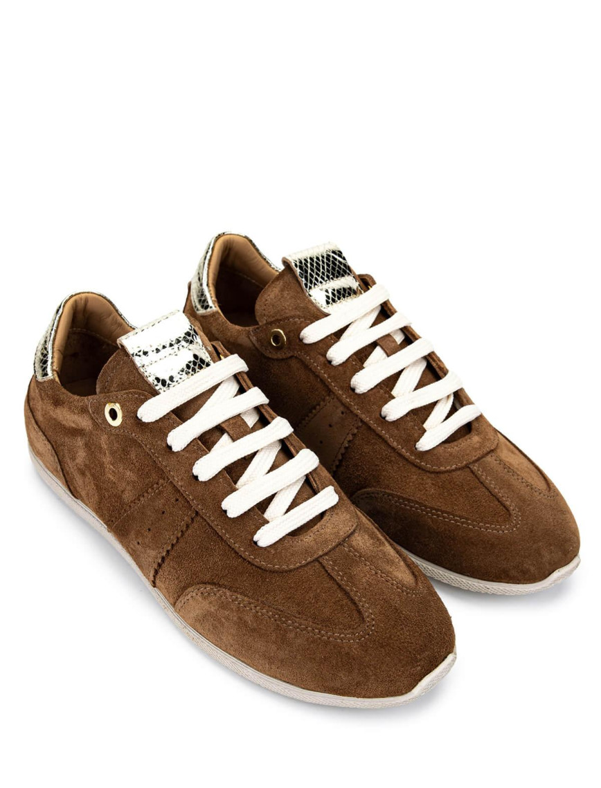Tamer Tanca Kadın Hakiki Deri Tütün Süet Sneakers & Spor Ayakkabı