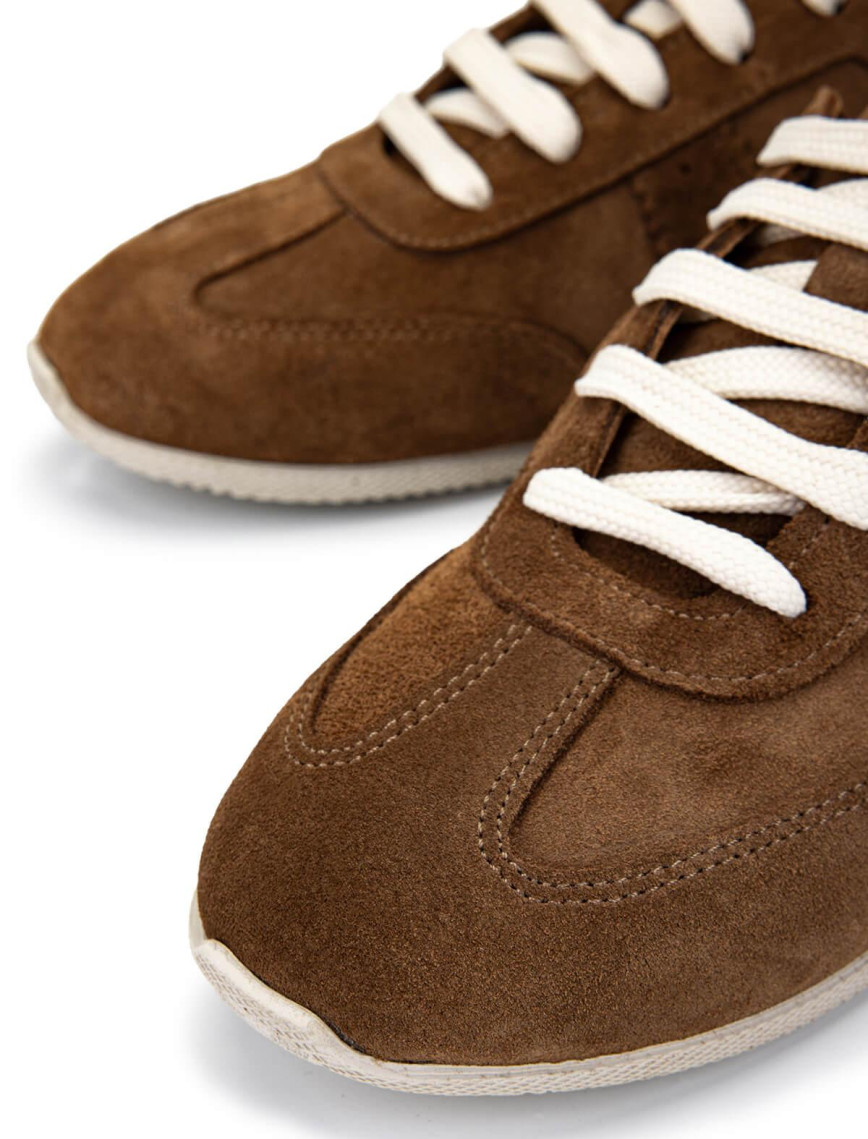 Tamer Tanca Kadın Hakiki Deri Tütün Süet Sneakers & Spor Ayakkabı