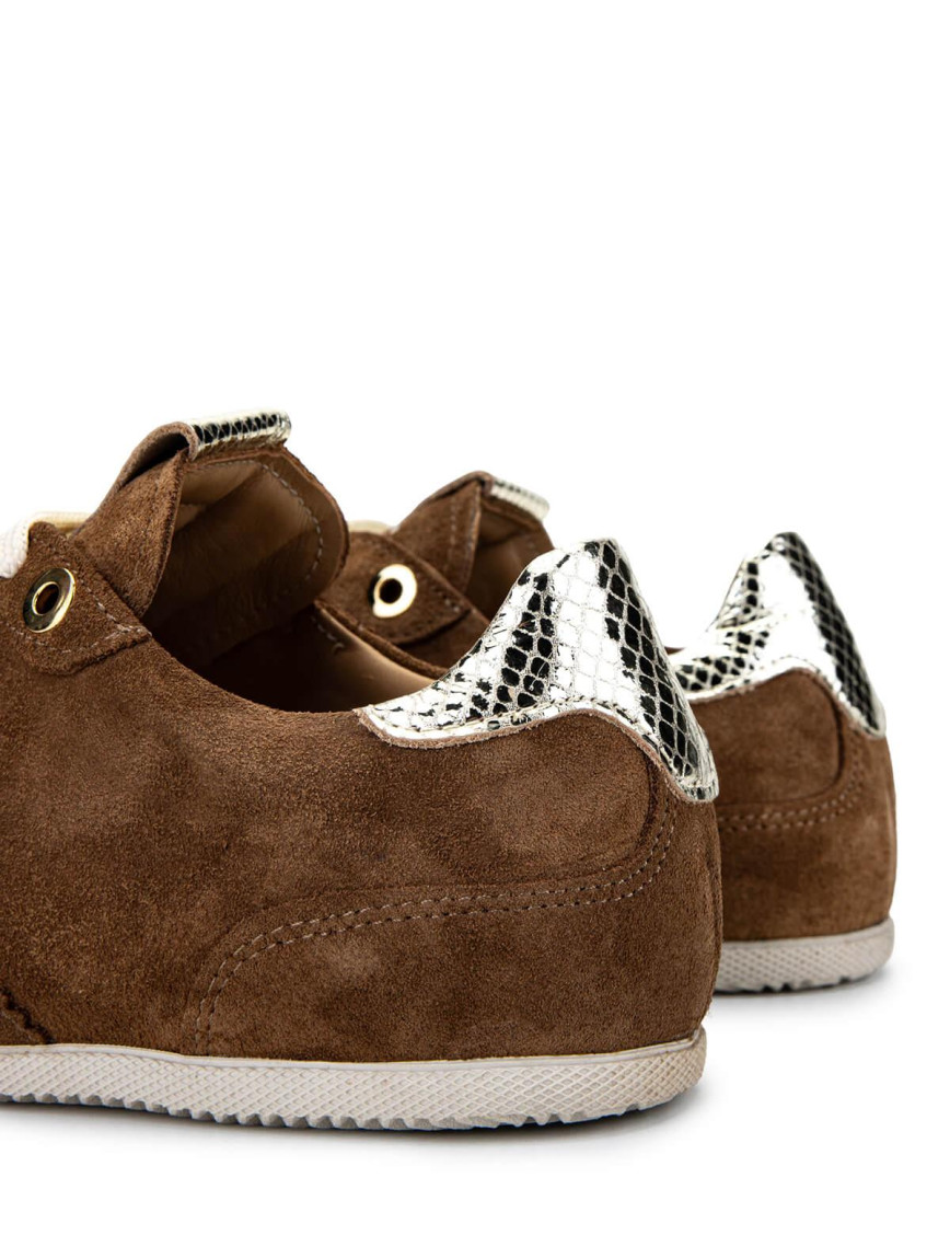 Tamer Tanca Kadın Hakiki Deri Tütün Süet Sneakers & Spor Ayakkabı