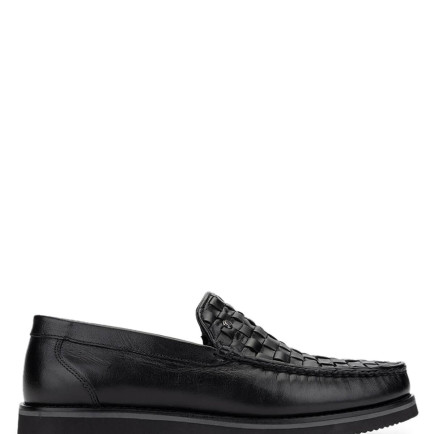 Tamer Tanca Erkek Hakiki Deri Siyah Loafer Ayakkabı Tamer Tanca Erkek Hakiki Deri Siyah Loafer Ayakkabı