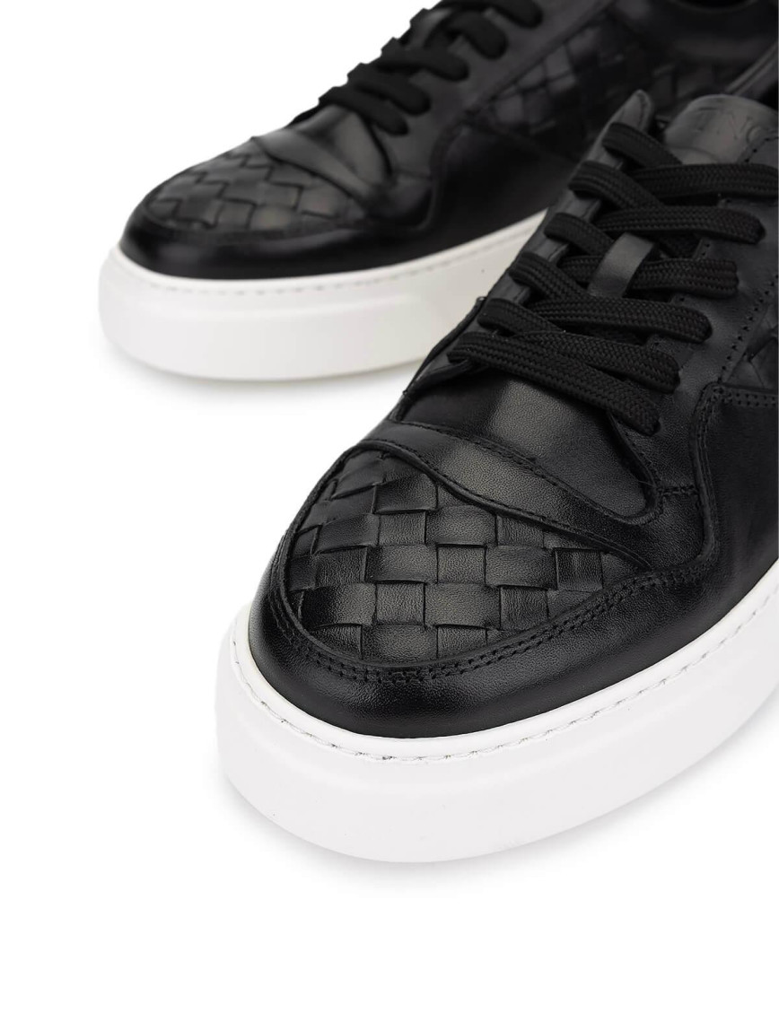 Tamer Tanca Erkek Hakiki Deri Siyah Sneakers & Spor Ayakkabı Tamer Tanca Erkek Hakiki Deri Siyah Sneakers & Spor Ayakkabı