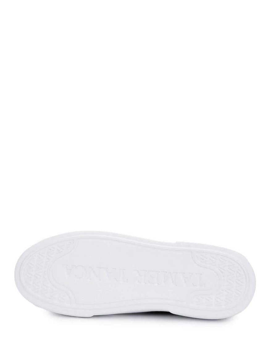 Tamer Tanca Kadın Hakiki Deri Siyah Floter Sneakers & Spor Ayakkabı