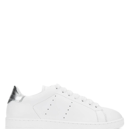 Tamer Tanca Kadın Hakiki Deri Beyaz/Gümüş Sneakers & Spor Ayakkabı