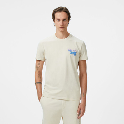 Tommy Hilfiger Back Logo Erkek Bej T-Shirt Tommy Hilfiger Back Logo Erkek Bej T-Shirt