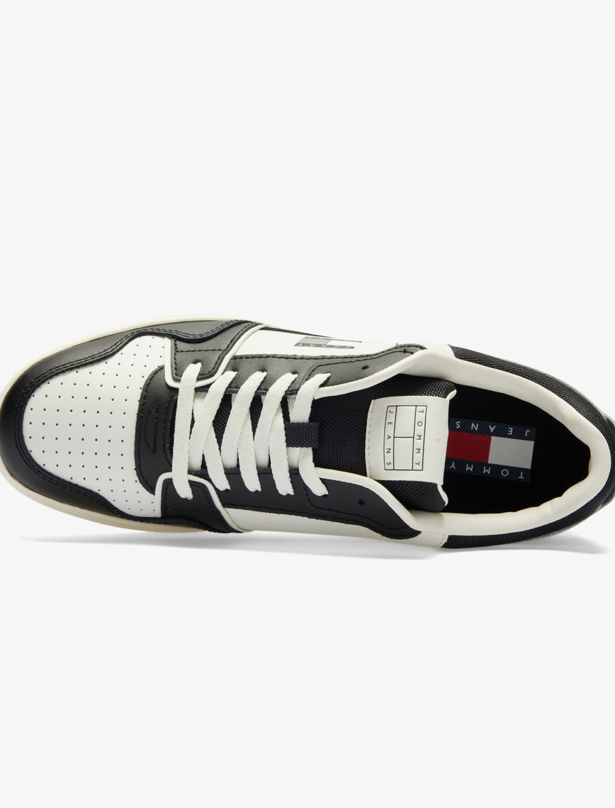 Tommy Hilfiger Retro Basket Erkek Siyah Spor Ayakkabı Tommy Hilfiger Retro Basket Erkek Siyah Spor Ayakkabı