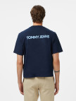 Tommy Jeans Regular Badge Play Erkek Mavi T-Shirt Tommy Jeans Regular Badge Play Erkek Mavi T-Shirt