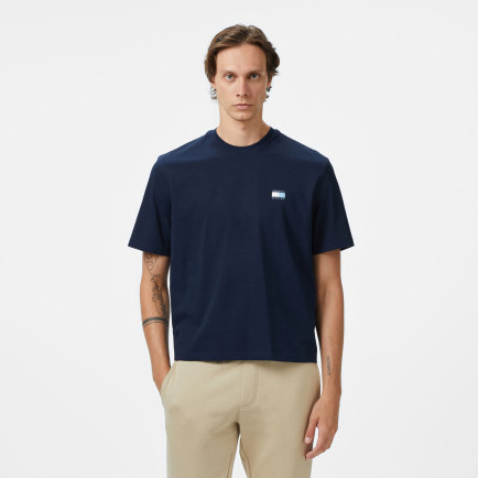Tommy Jeans Regular Badge Play Erkek Mavi T-Shirt Tommy Jeans Regular Badge Play Erkek Mavi T-Shirt