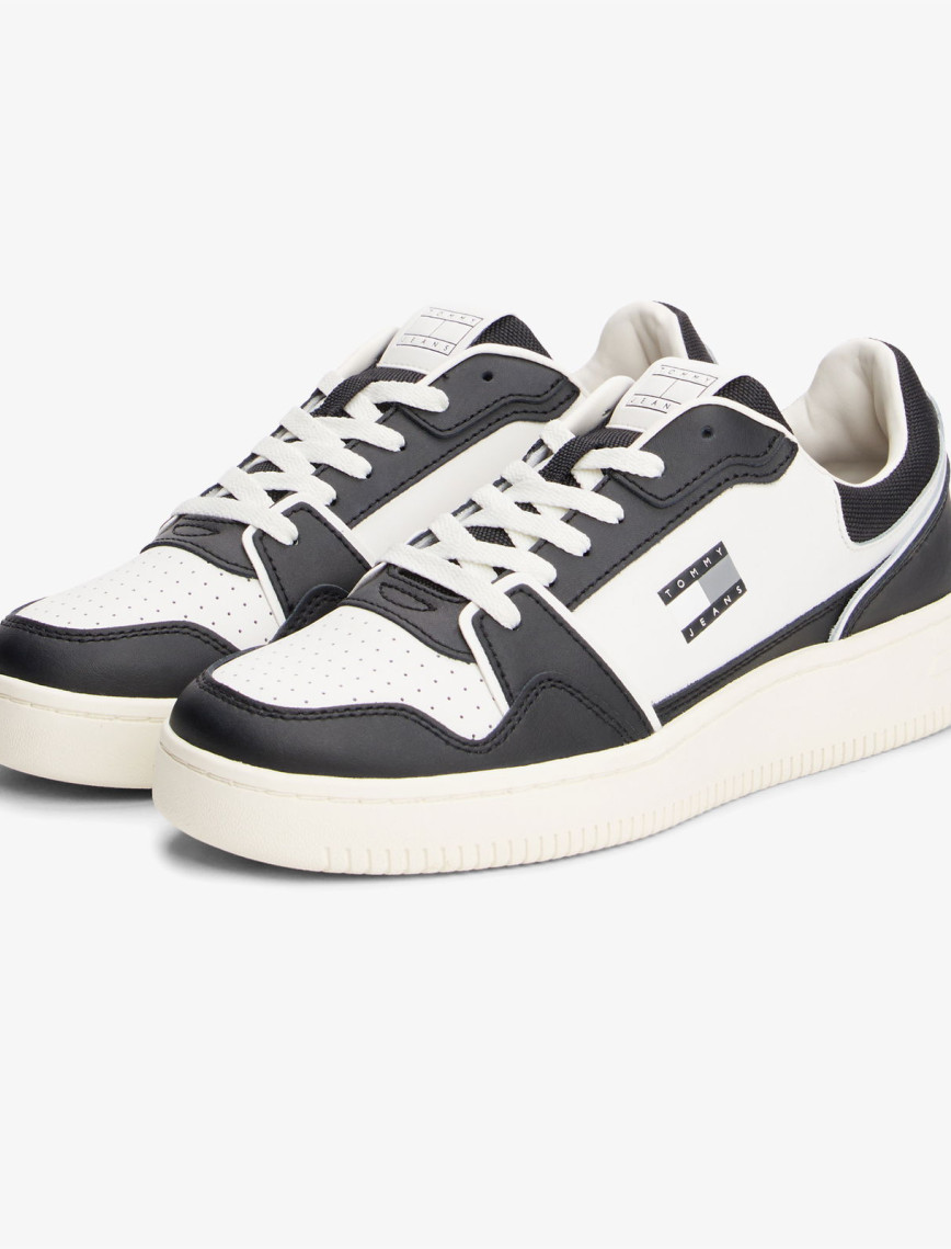 Tommy Hilfiger Retro Basket Erkek Siyah Spor Ayakkabı Tommy Hilfiger Retro Basket Erkek Siyah Spor Ayakkabı