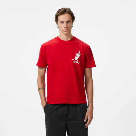 Tommy Hilfiger Back Logo Erkek Kırmızı T-Shirt Tommy Hilfiger Back Logo Erkek Kırmızı T-Shirt