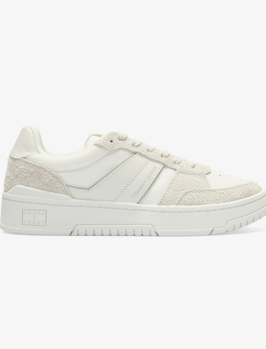 Tommy Hilfiger Jeans Cupsole Deri Erkek Bej Spor Ayakkabı Tommy Hilfiger Jeans Cupsole Deri Erkek Bej Spor Ayakkabı