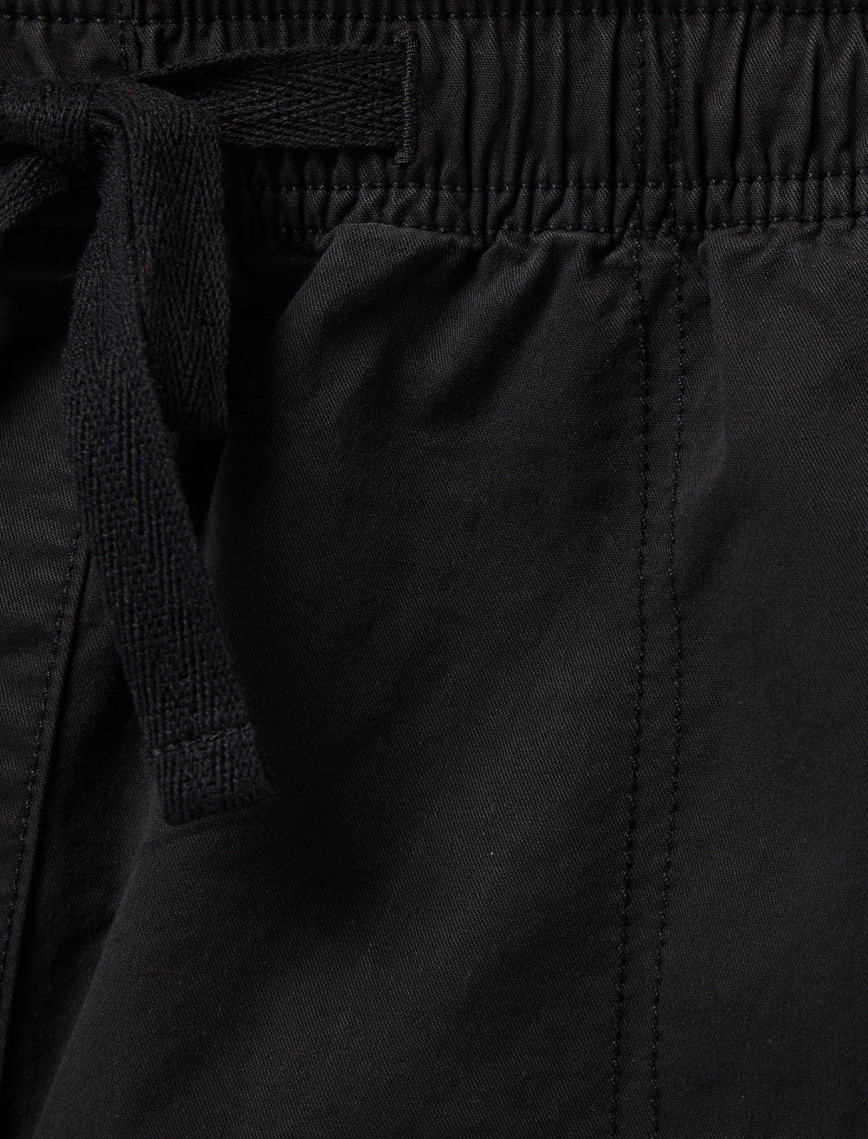 Tommy Hilfiger Loose Cargo Kadın Siyah Pantolon Tommy Hilfiger Loose Cargo Kadın Siyah Pantolon