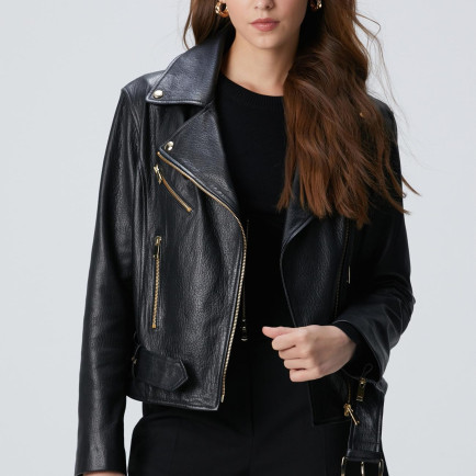 Network Kadın Siyah Bike Deri Mont Network Kadın Siyah Bike Deri Mont
