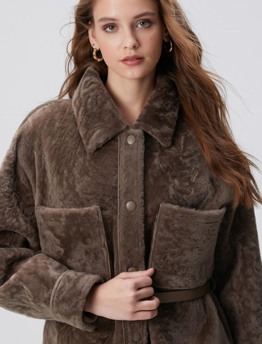 Network Kadın Vizon Deri Kaban Network Kadın Vizon Deri Kaban