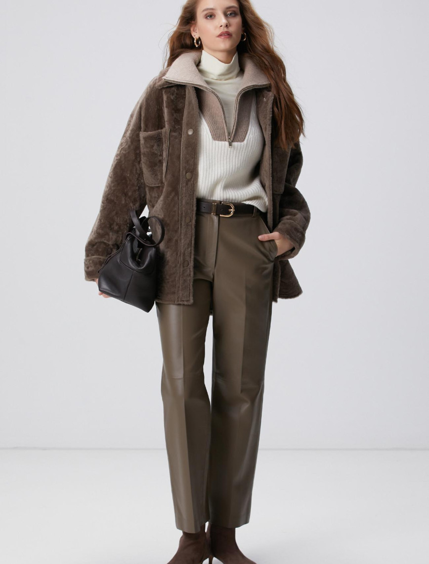 Network Kadın Vizon Deri Kaban Network Kadın Vizon Deri Kaban