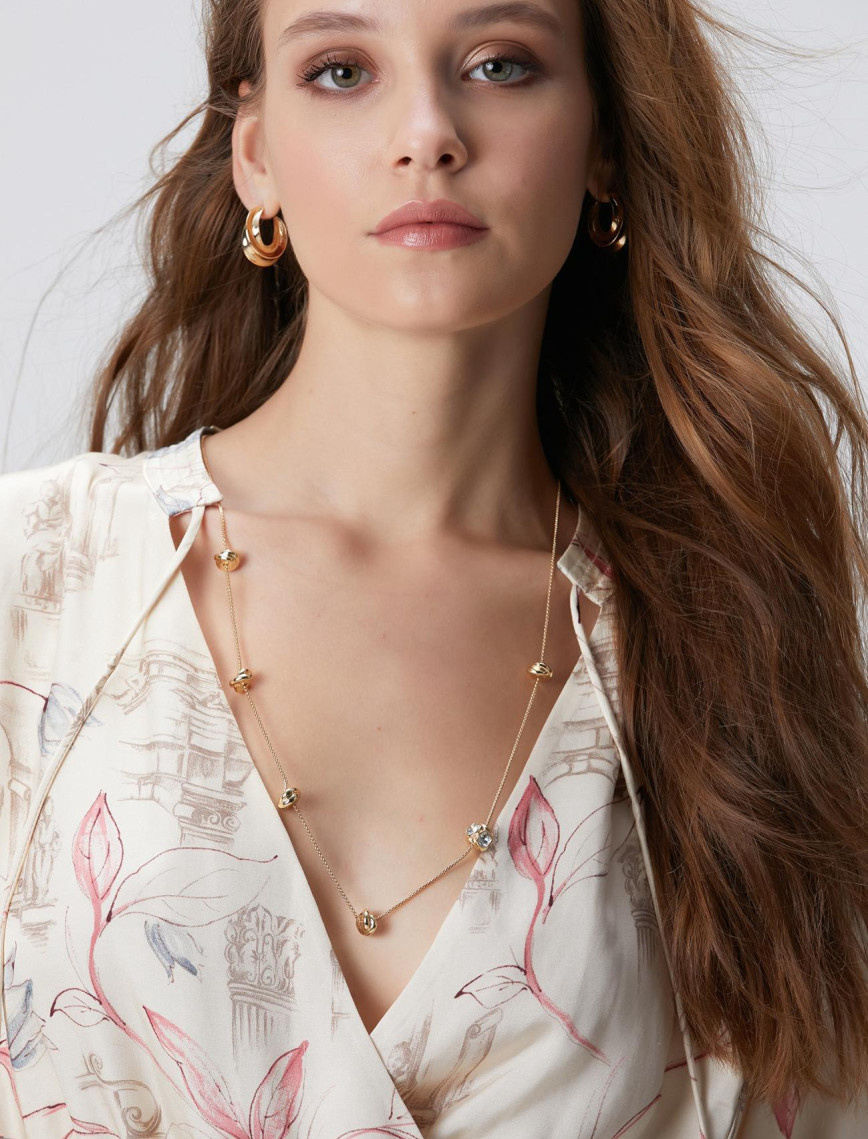 Network Kadın Gold Altın Rengi Kolye Network Kadın Gold Altın Rengi Kolye