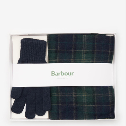Barbour Tartan Atkı ve Eldiven Hediye Seti Barbour Tartan Atkı ve Eldiven Hediye Seti