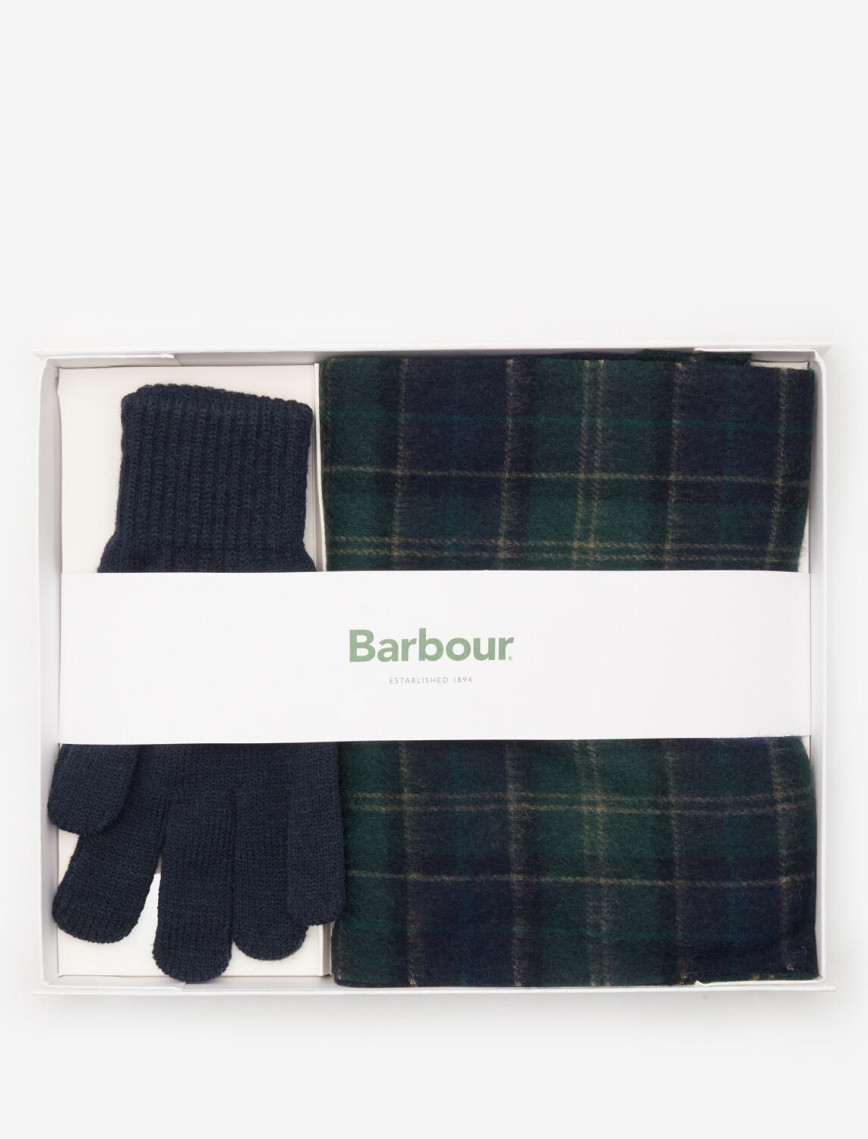 Barbour Tartan Atkı ve Eldiven Hediye Seti Barbour Tartan Atkı ve Eldiven Hediye Seti
