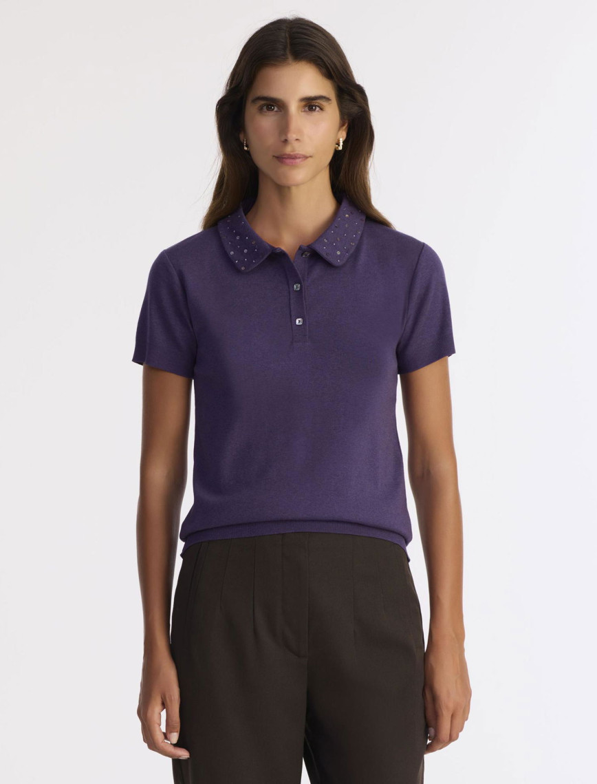 YARGICI Regular Polo Yaka Kısa Kol Kazak YARGICI Regular Polo Yaka Kısa Kol Kazak