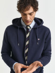 GANT Erkek Lacivert Regular Fit Fermuarlı Sweatshirt GANT Erkek Lacivert Regular Fit Fermuarlı Sweatshirt