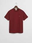 GANT Erkek Bordo Regular Fit Bisiklet Yaka T-Shirt