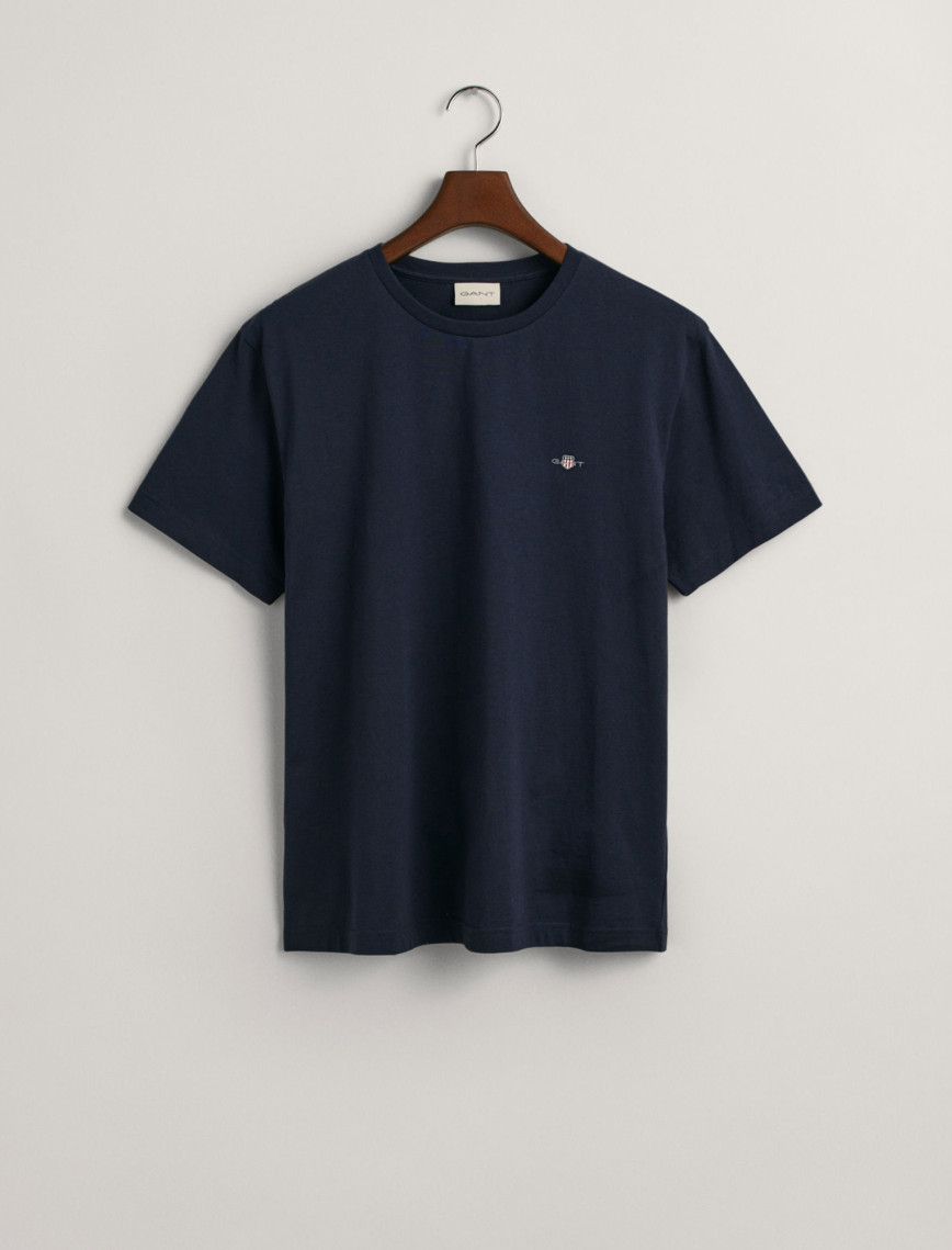 GANT Erkek Lacivert Regular Fit Bisiklet Yaka T-Shirt GANT Erkek Lacivert Regular Fit Bisiklet Yaka T-Shirt