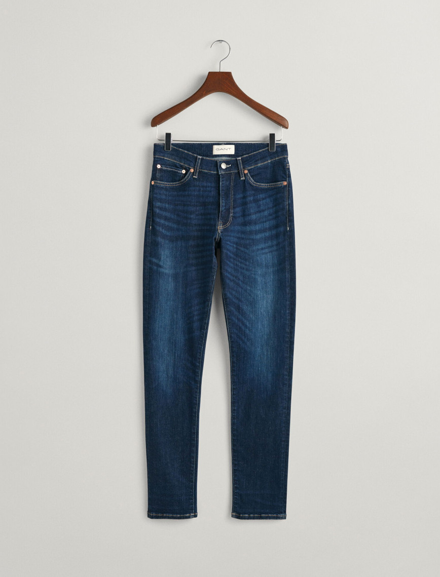 GANT Erkek Lacivert Extra Slim Fit Active Recover Jean GANT Erkek Lacivert Extra Slim Fit Active Recover Jean