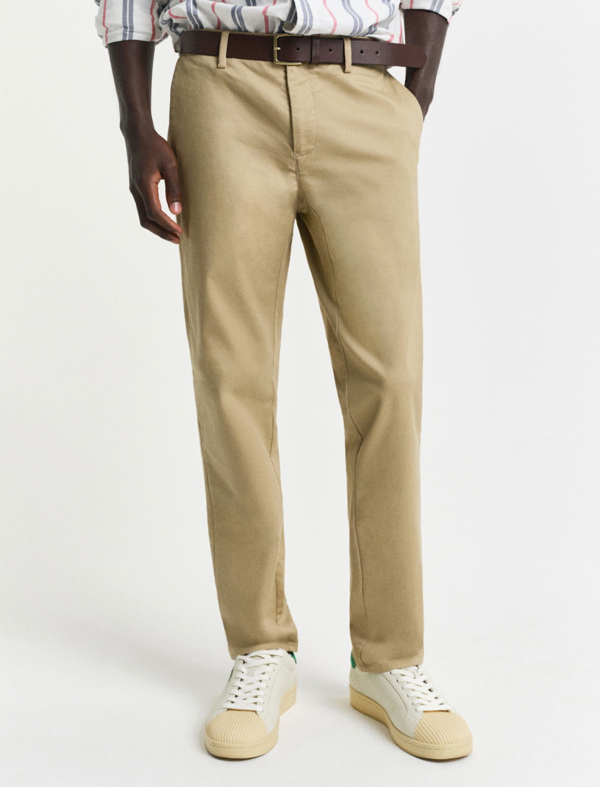 GANT Erkek Bej Slim Fit Chino Pantolon