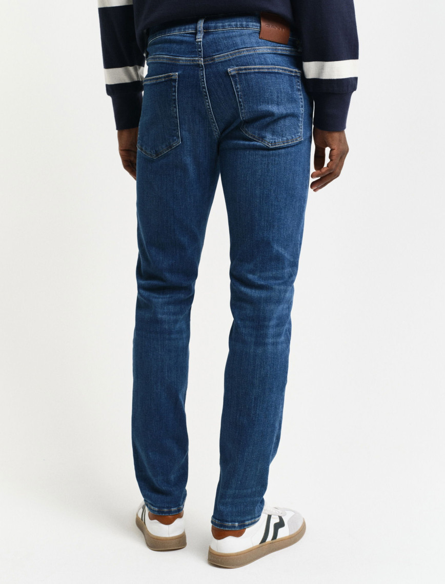 GANT Erkek Mavi Extra Slim Fit Active Recover Jean GANT Erkek Mavi Extra Slim Fit Active Recover Jean