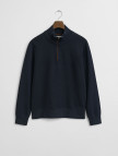 GANT Erkek Lacivert Regular Fit Yarım Fermuarlı Sweatshirt GANT Erkek Lacivert Regular Fit Yarım Fermuarlı Sweatshirt