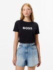 Boss Elogo Kadın Beyaz T-Shirt