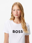 Boss Elogo Kadın Beyaz T-Shirt