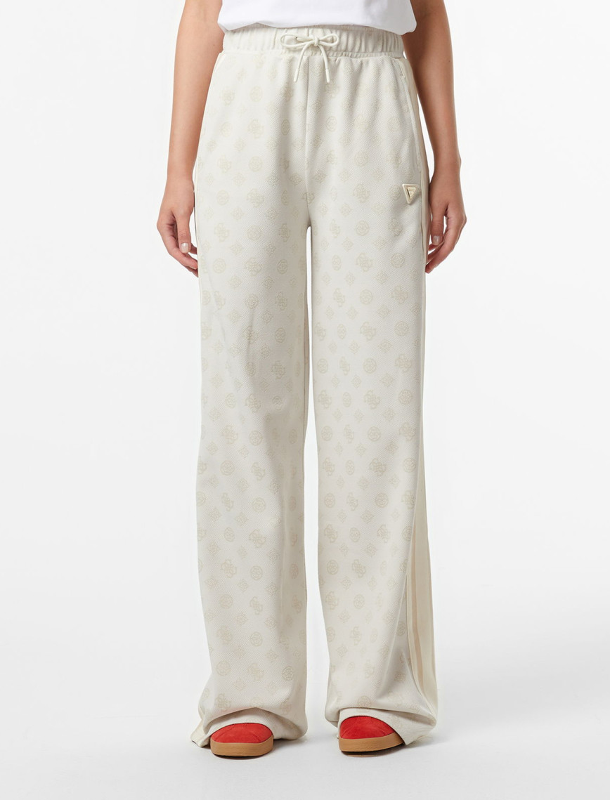 Guess Peony Palazzo Fit Kadın Beyaz Eşofman Altı Guess Peony Palazzo Fit Kadın Beyaz Eşofman Altı