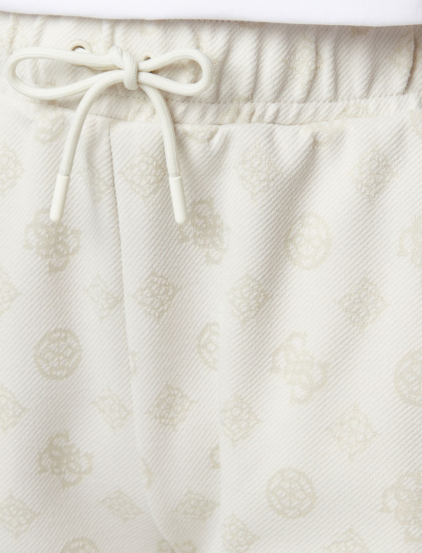 Guess Peony Palazzo Fit Kadın Beyaz Eşofman Altı Guess Peony Palazzo Fit Kadın Beyaz Eşofman Altı