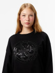 Guess Hotfix Kadın Siyah Sweatshirt Guess Hotfix Kadın Siyah Sweatshirt