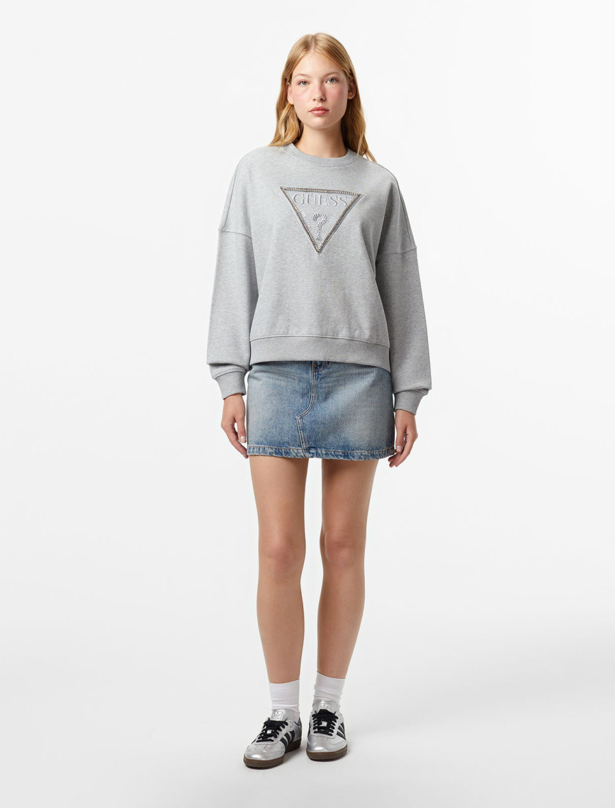 Guess Rachele Kadın Gri Sweatshirt Guess Rachele Kadın Gri Sweatshirt