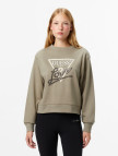Guess Studded Kadın Beyaz Sweatshirt Guess Studded Kadın Beyaz Sweatshirt