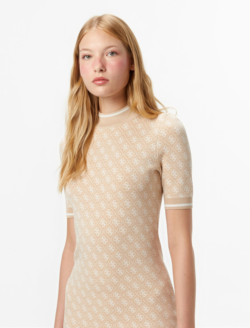 Guess Lise Kadın Krem Elbise Guess Lise Kadın Krem Elbise