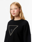 Guess Rachele Kadın Siyah Sweatshirt Guess Rachele Kadın Siyah Sweatshirt