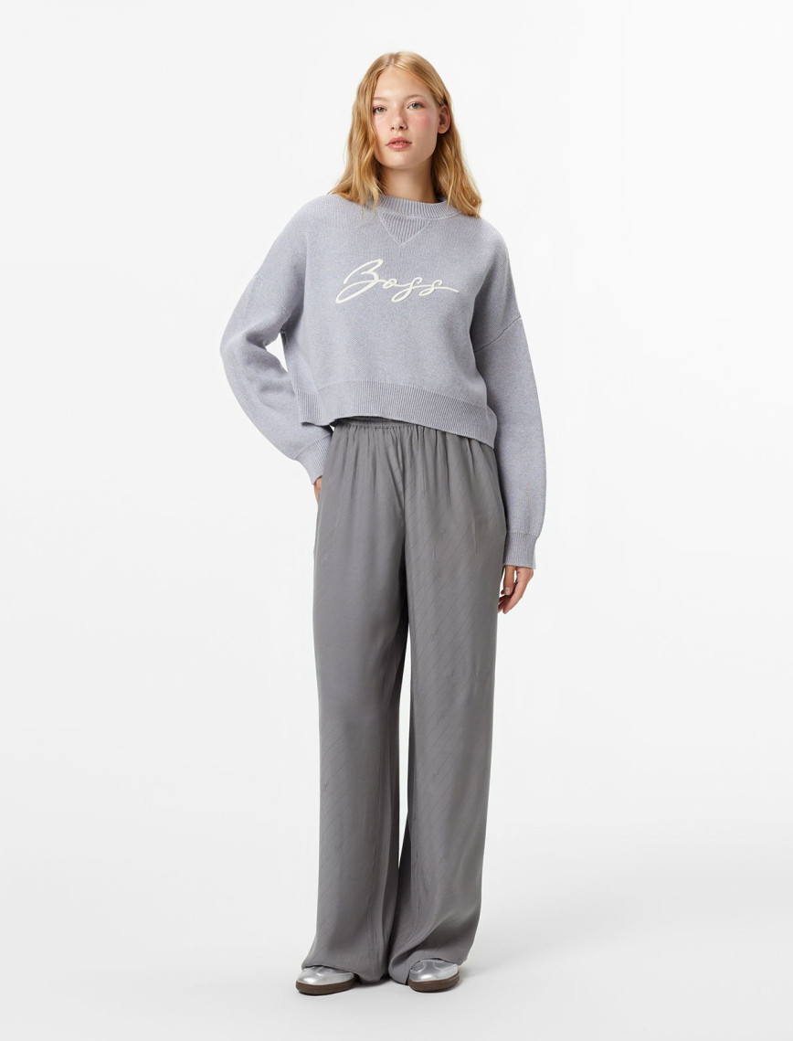 Boss Finevra Kadın Gümüş Triko Boss Finevra Kadın Gümüş Triko